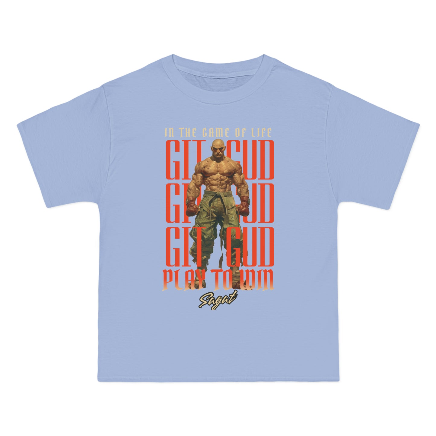 GIT GUD Sagat for Adults 4 Beefy-T® Short-Sleeve T-Shirt