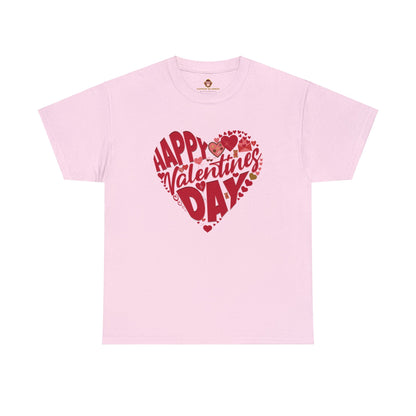 Happy Valentin's Day (Gildan · 5000) Unisex Heavy Cotton Tee