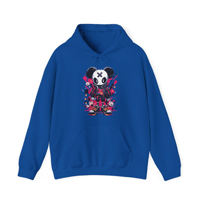 Panda Bear with X on forehead for Adults Unisex Heavy Blend™ Hooded Sweatshirt