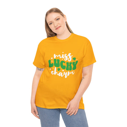 Miss Lucky Charm (Gildan · 5000) Unisex Heavy Cotton Tee