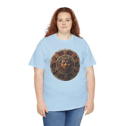 Mayan Calendar 1 (Gildan · 5000) Unisex Heavy Cotton Tee