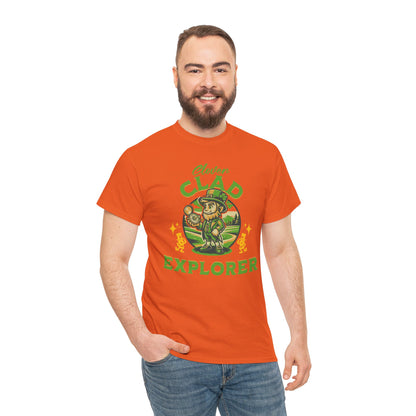 Clover Clad Explorer (Gildan · 5000) Unisex Heavy Cotton Tee