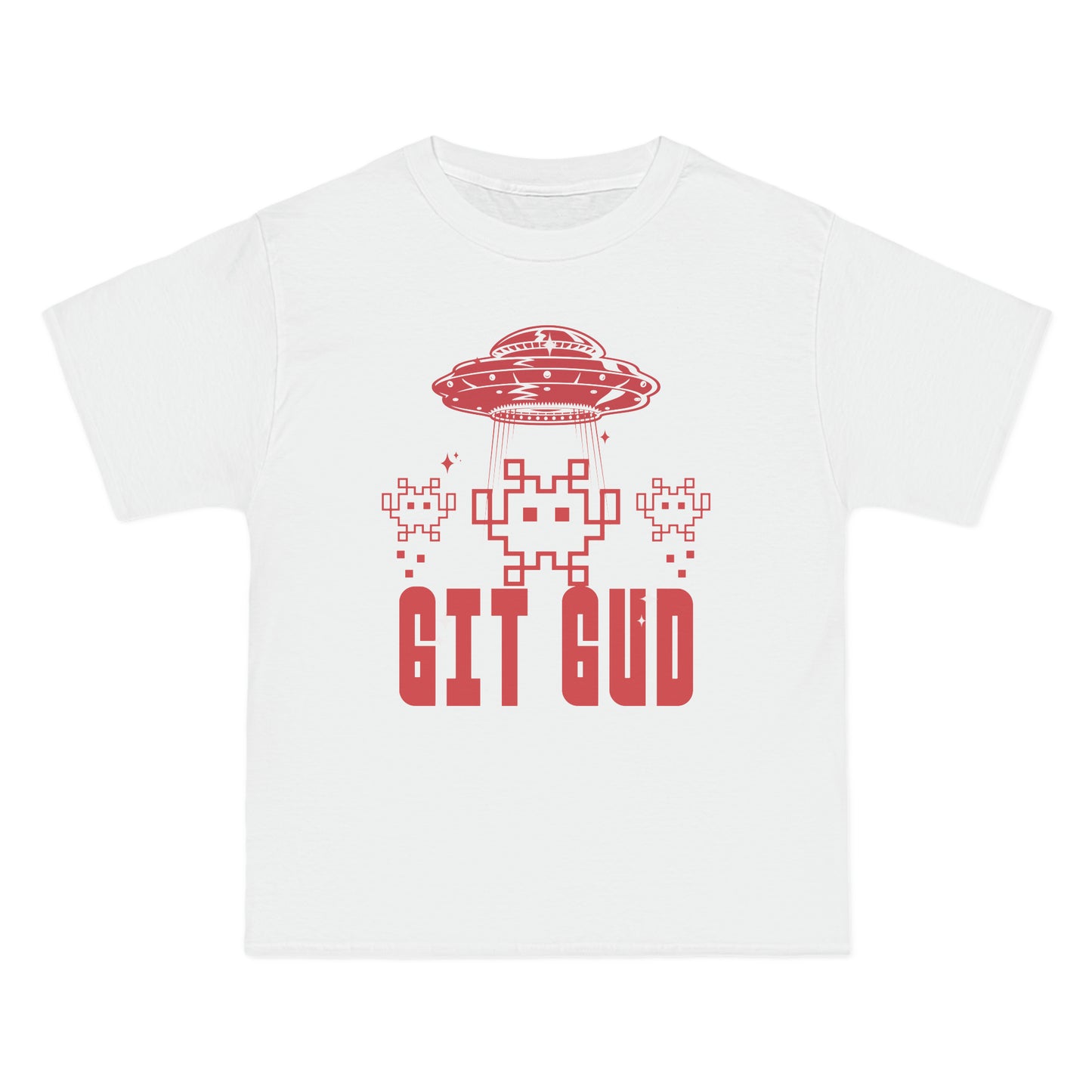 Retro GIT GUD Invaders for Adults 6 Beefy-T® Short-Sleeve T-Shirt