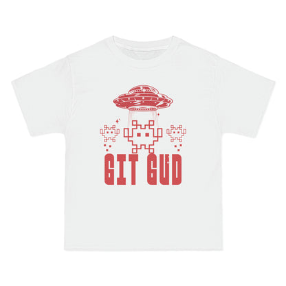 Retro GIT GUD Invaders for Adults 6 Beefy-T® Short-Sleeve T-Shirt