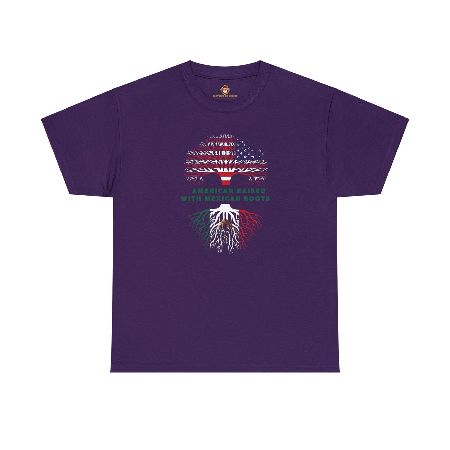 American Raised with Mexican Roots 1 (Gildan · 5000) Unisex Heavy Cotton Tee