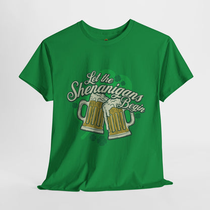 Let the shenanigans begin (Gildan · 5000) Unisex Heavy Cotton Tee