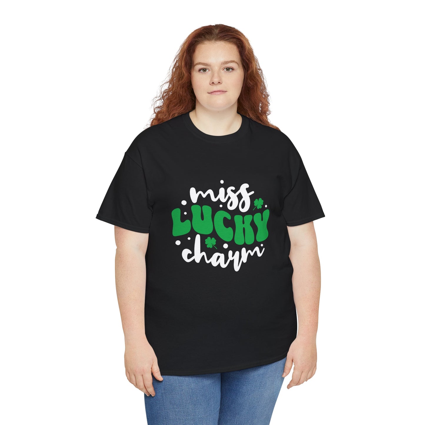 Miss Lucky Charm (Gildan · 5000) Unisex Heavy Cotton Tee