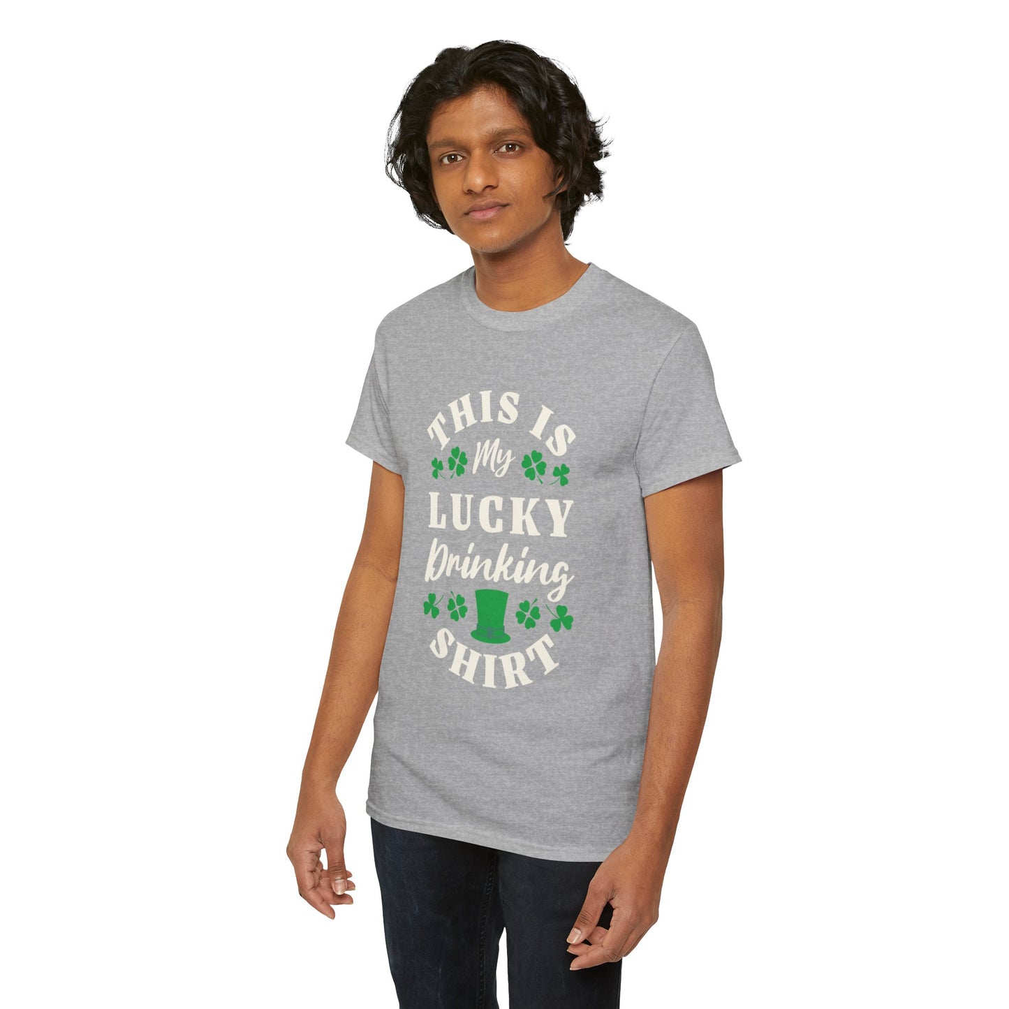 This is my lucky drinking shirt (Gildan · 5000) Unisex Heavy Cotton Tee