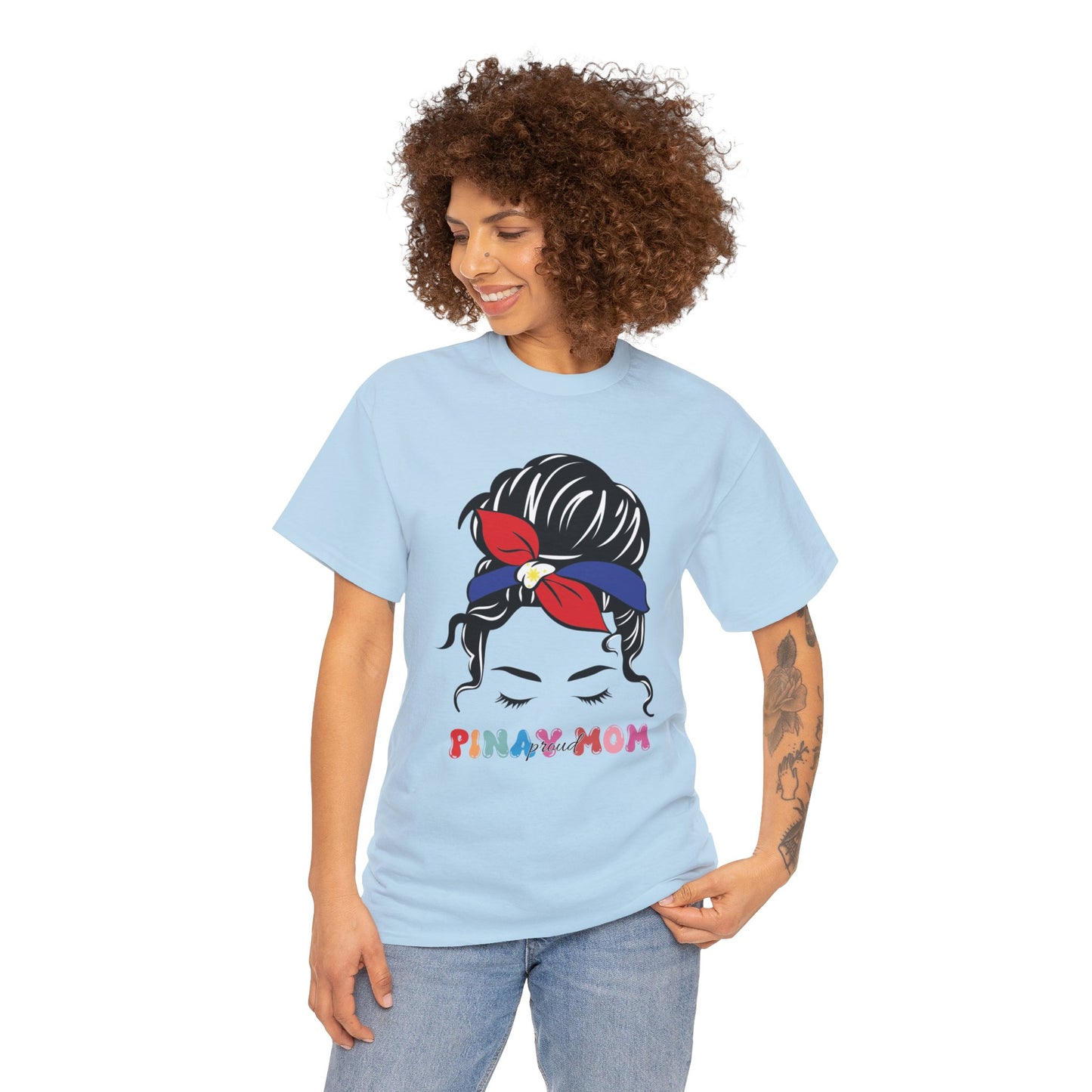 Proud Pinay Mom (Gildan · 5000) Unisex Heavy Cotton Tee