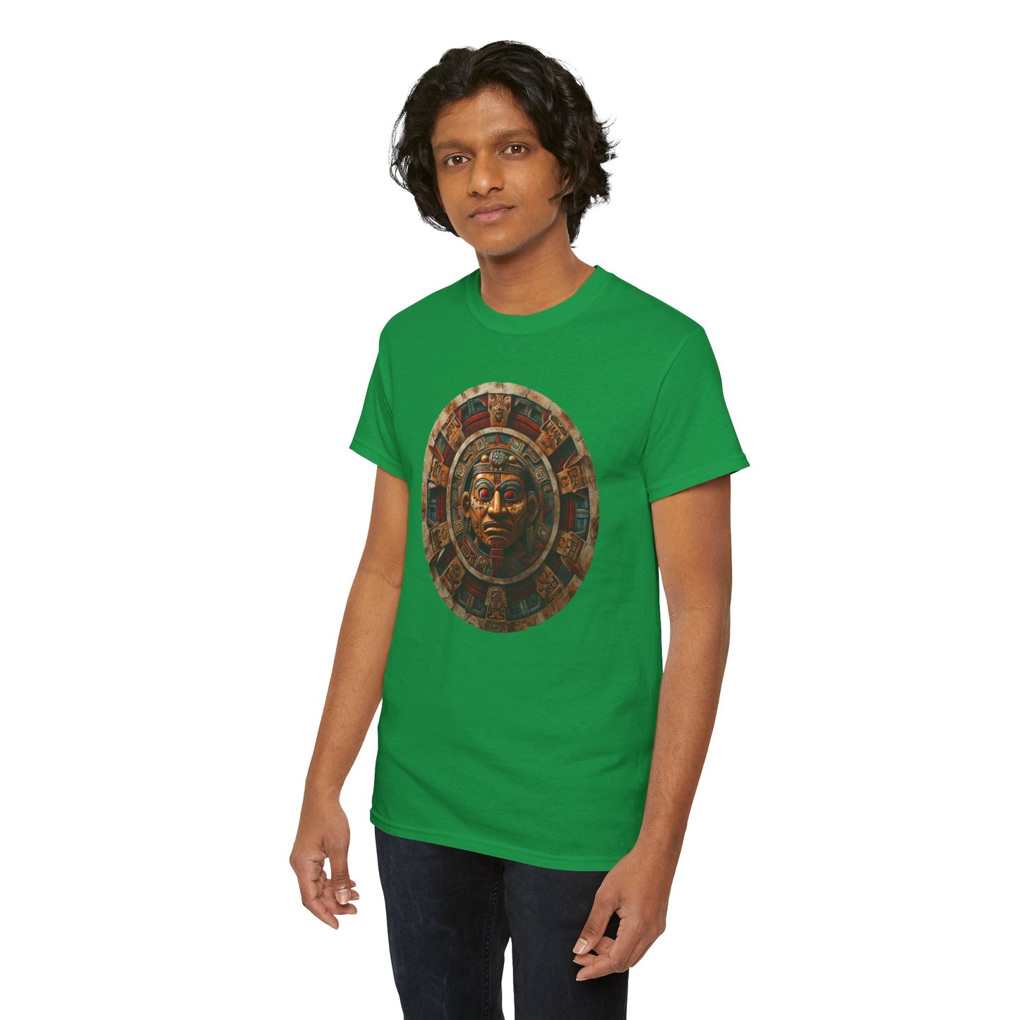 Mayan Calendar 1 (Gildan · 5000) Unisex Heavy Cotton Tee