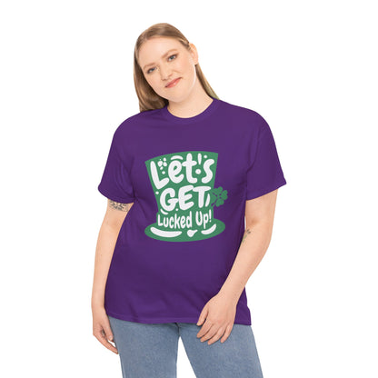 Let's get lucked up (Gildan · 5000) Unisex Heavy Cotton Tee