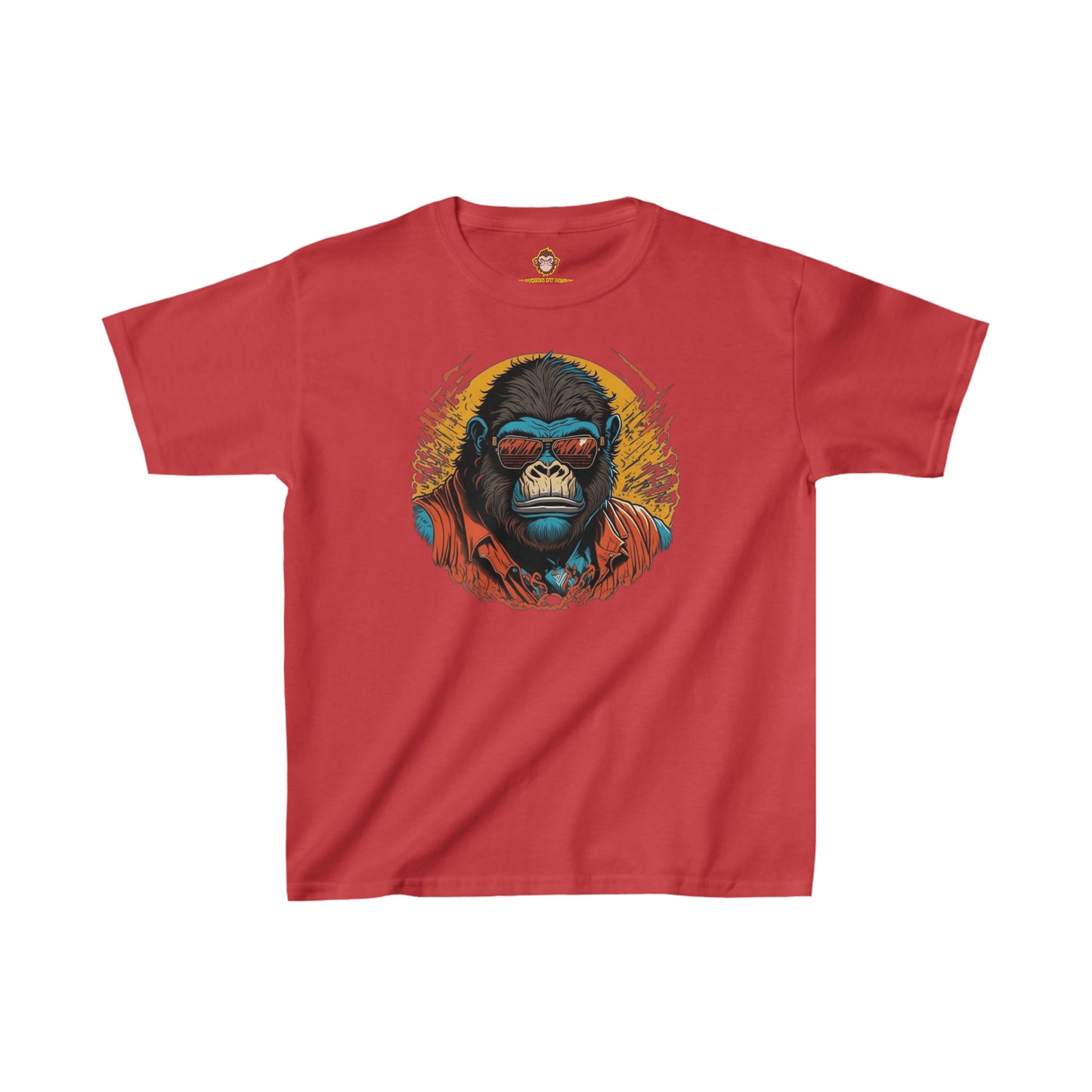 Joe Cool Gorilla for Kids (Gildan · 5000B) Heavy Cotton™ Tee