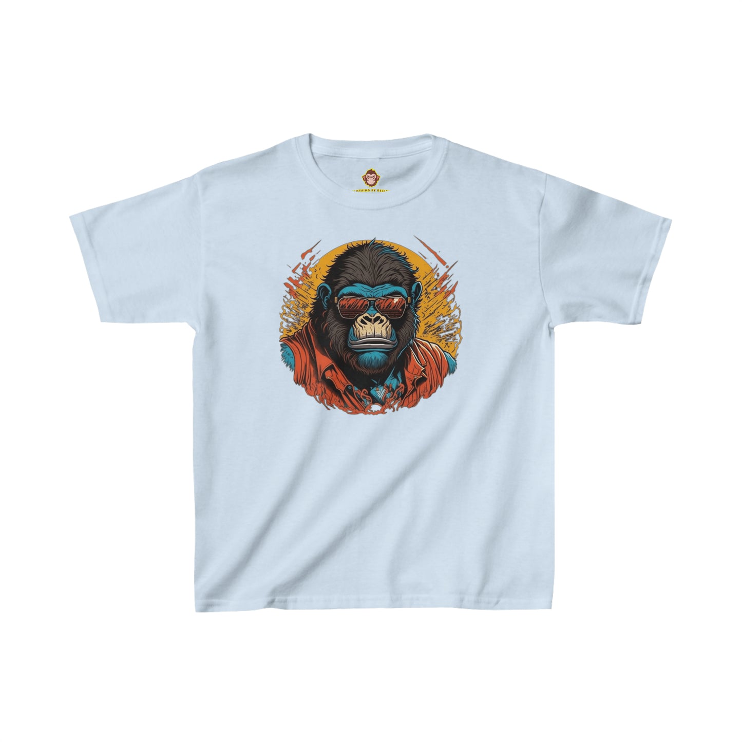 Joe Cool Gorilla for Kids (Gildan · 5000B) Heavy Cotton™ Tee