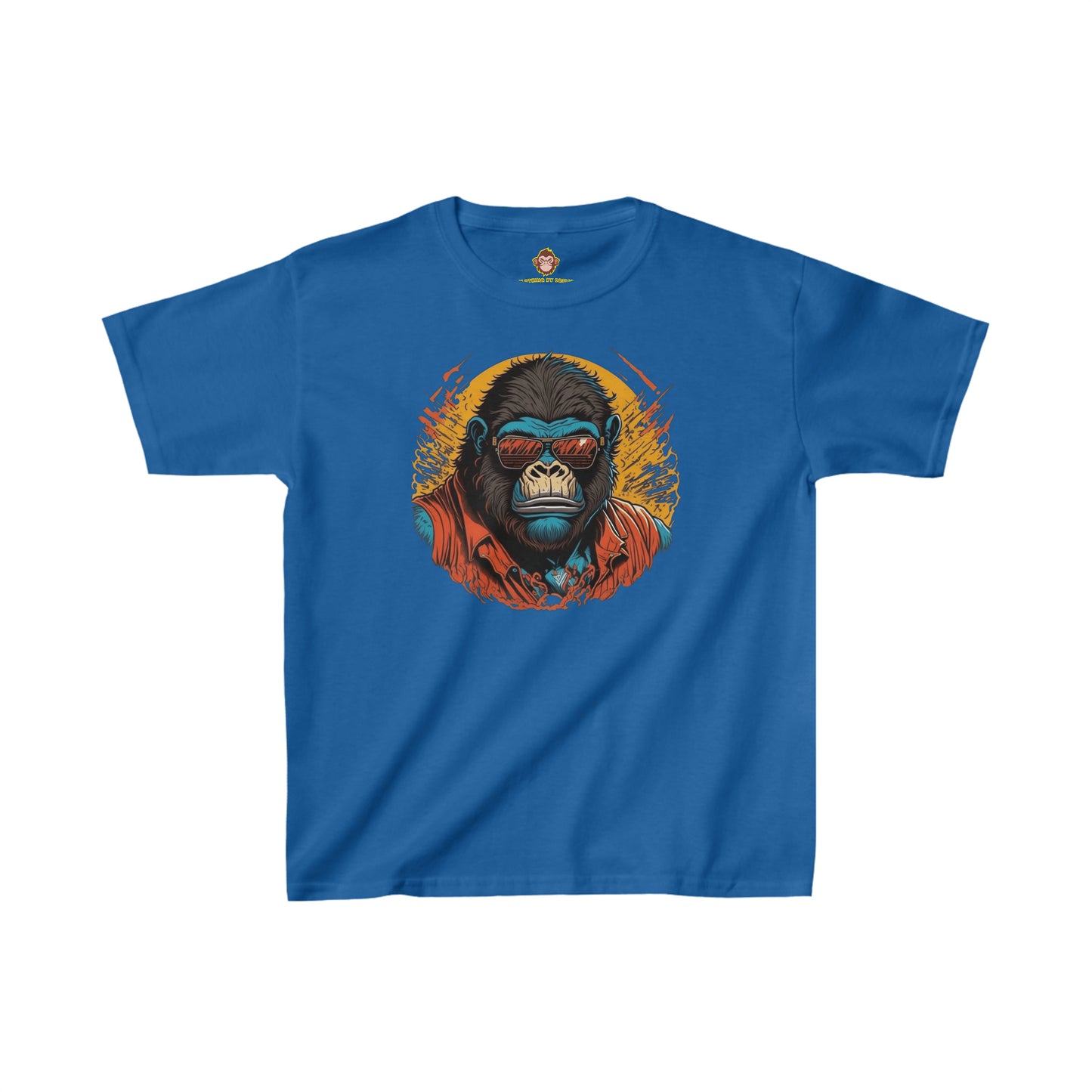 Joe Cool Gorilla for Kids (Gildan · 5000B) Heavy Cotton™ Tee