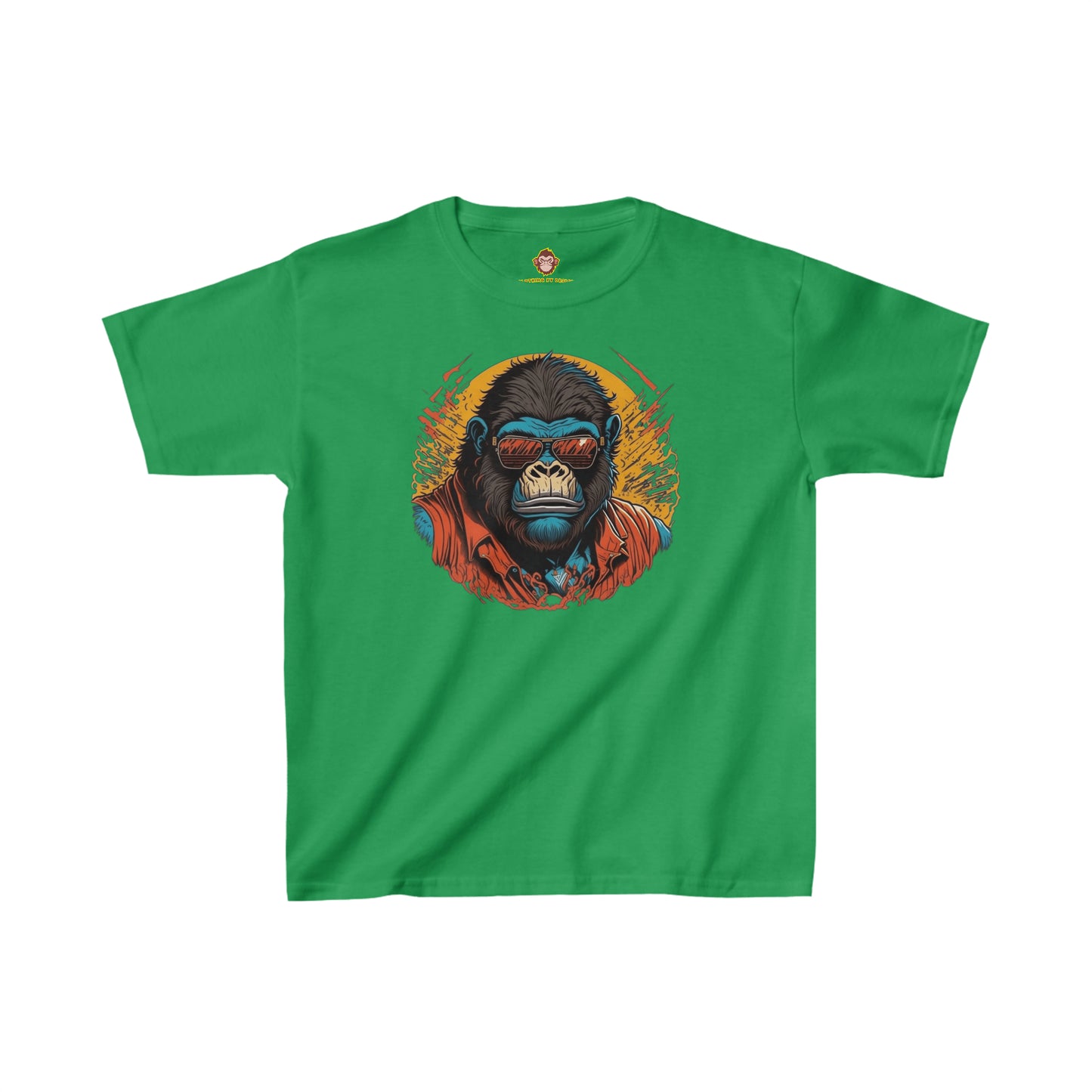 Joe Cool Gorilla for Kids (Gildan · 5000B) Heavy Cotton™ Tee