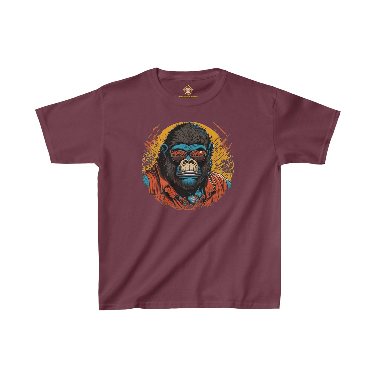 Joe Cool Gorilla for Kids (Gildan · 5000B) Heavy Cotton™ Tee