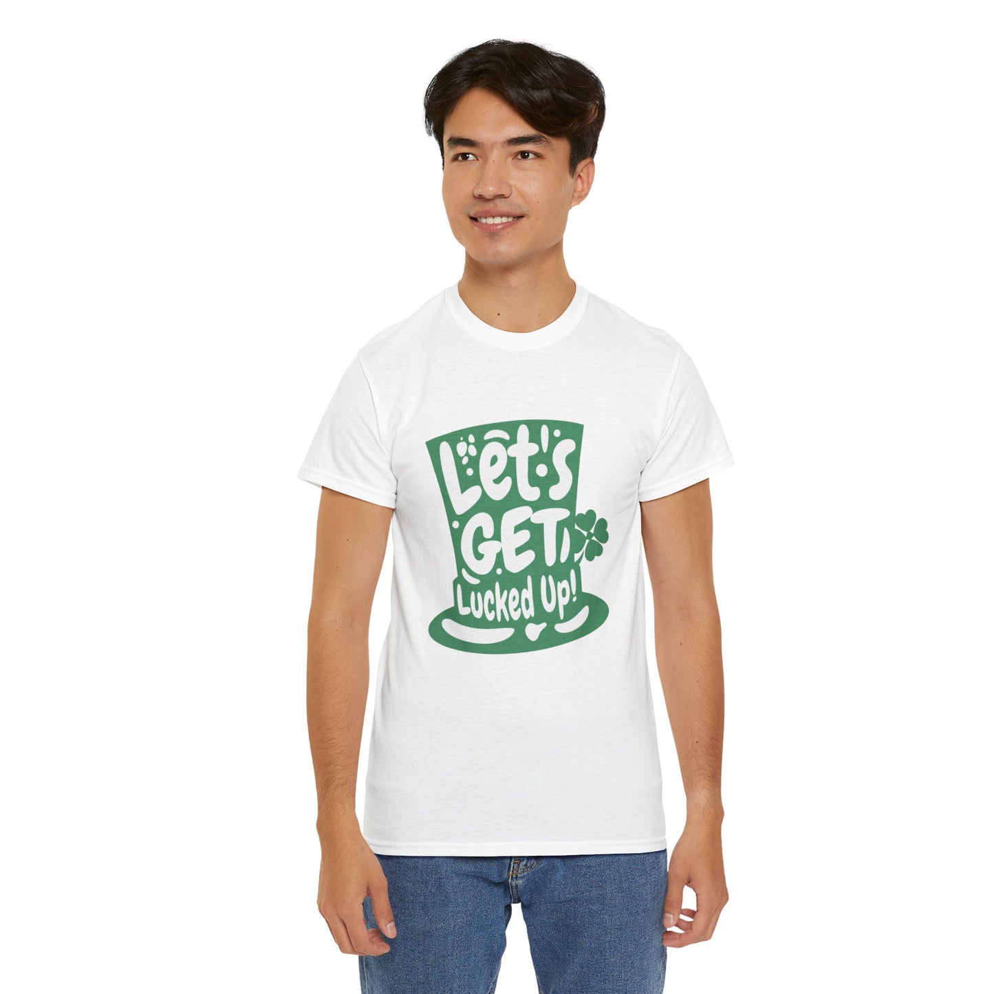 Let's get lucked up (Gildan · 5000) Unisex Heavy Cotton Tee