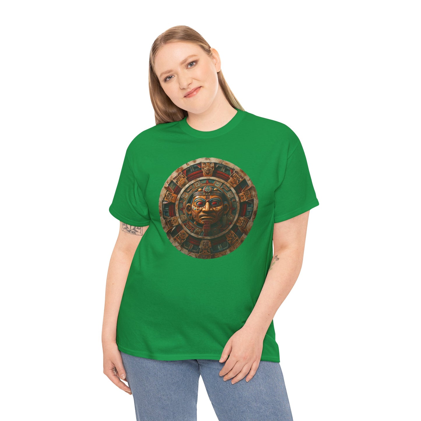 Mayan Calendar 1 (Gildan · 5000) Unisex Heavy Cotton Tee