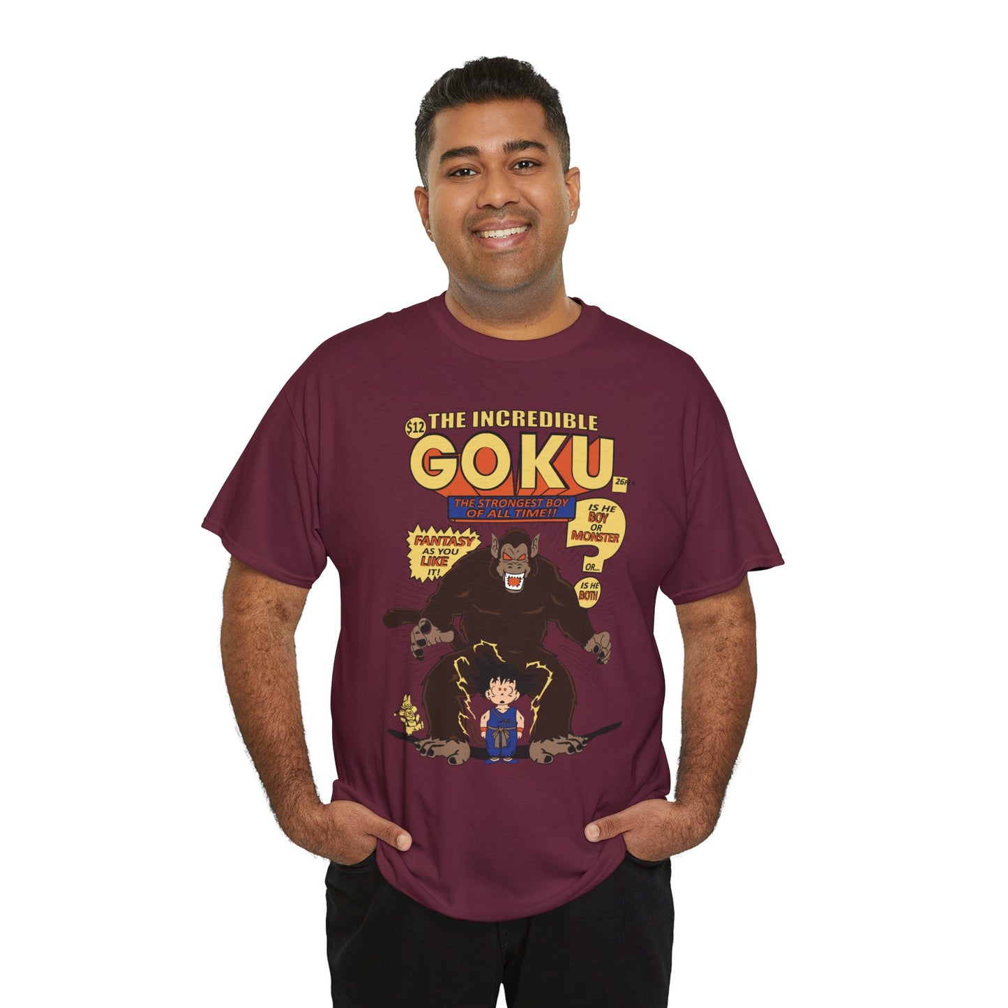 Goku Comic (Gildan · 5000) Unisex Heavy Cotton Tee