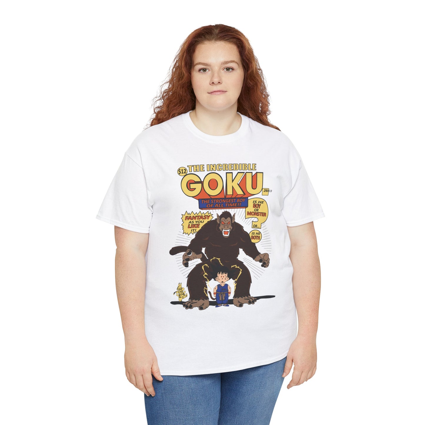 Goku Comic (Gildan · 5000) Unisex Heavy Cotton Tee