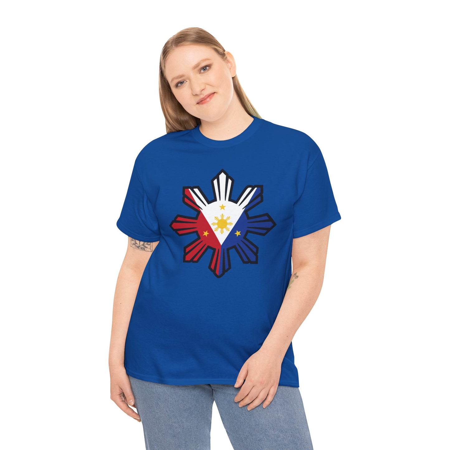 Filipino Flag 1 (Gildan · 5000) Unisex Heavy Cotton Tee