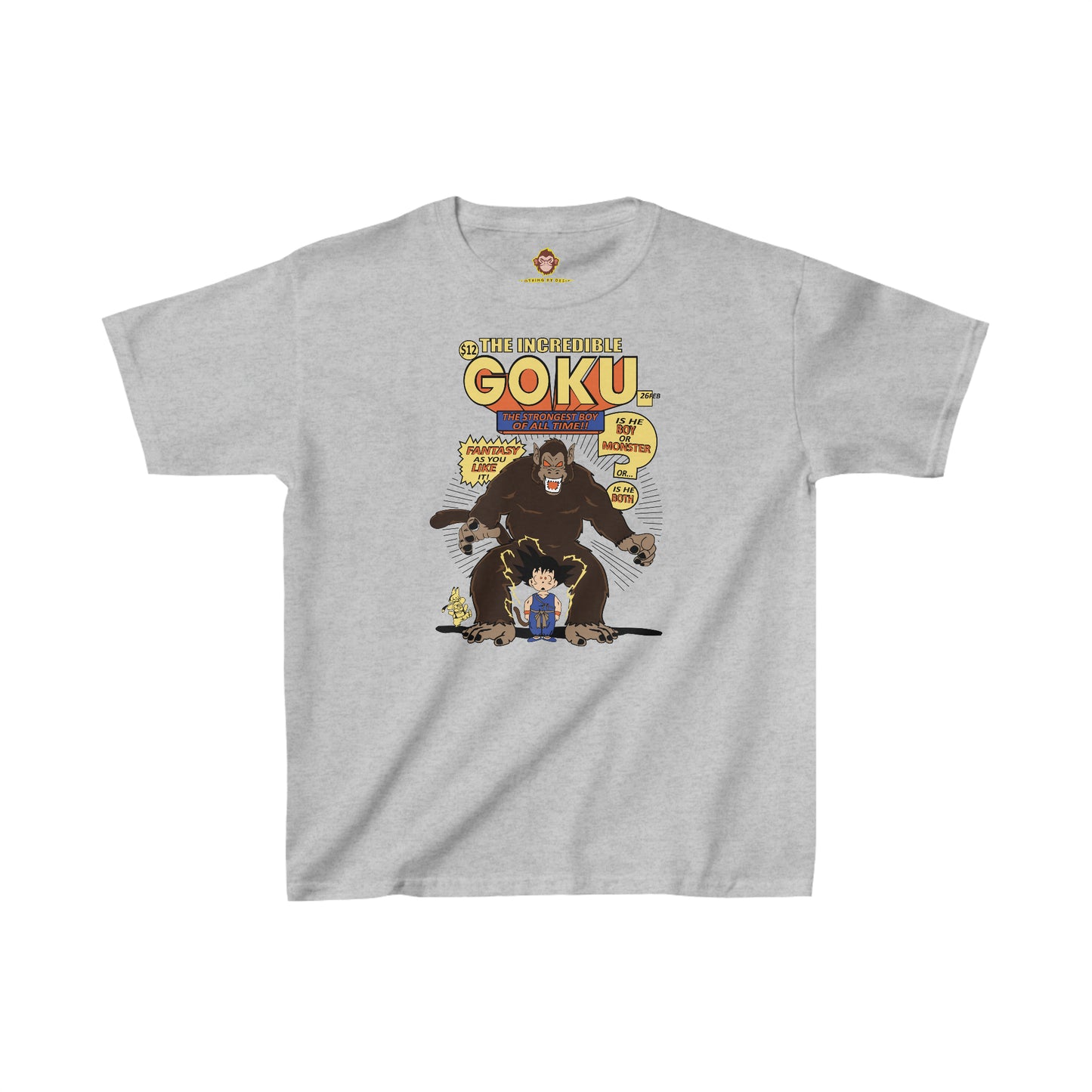 Goku Comic for kids (Gildan · 5000B) Heavy Cotton™ Tee