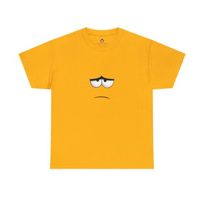 Unhappy Face 1 Unisex Heavy Cotton Tee