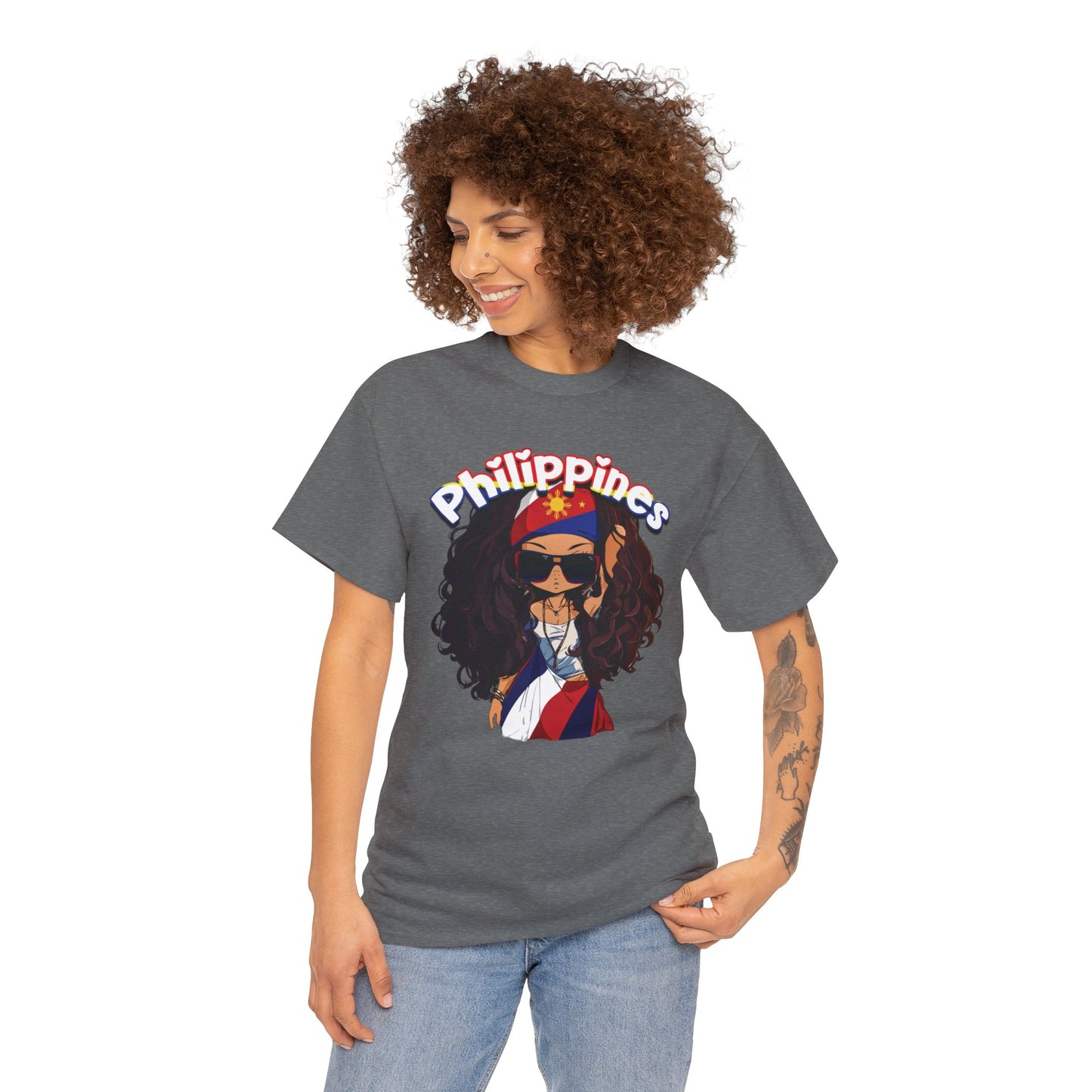 Philippines Baddie (Gildan · 5000) Unisex Heavy Cotton Tee