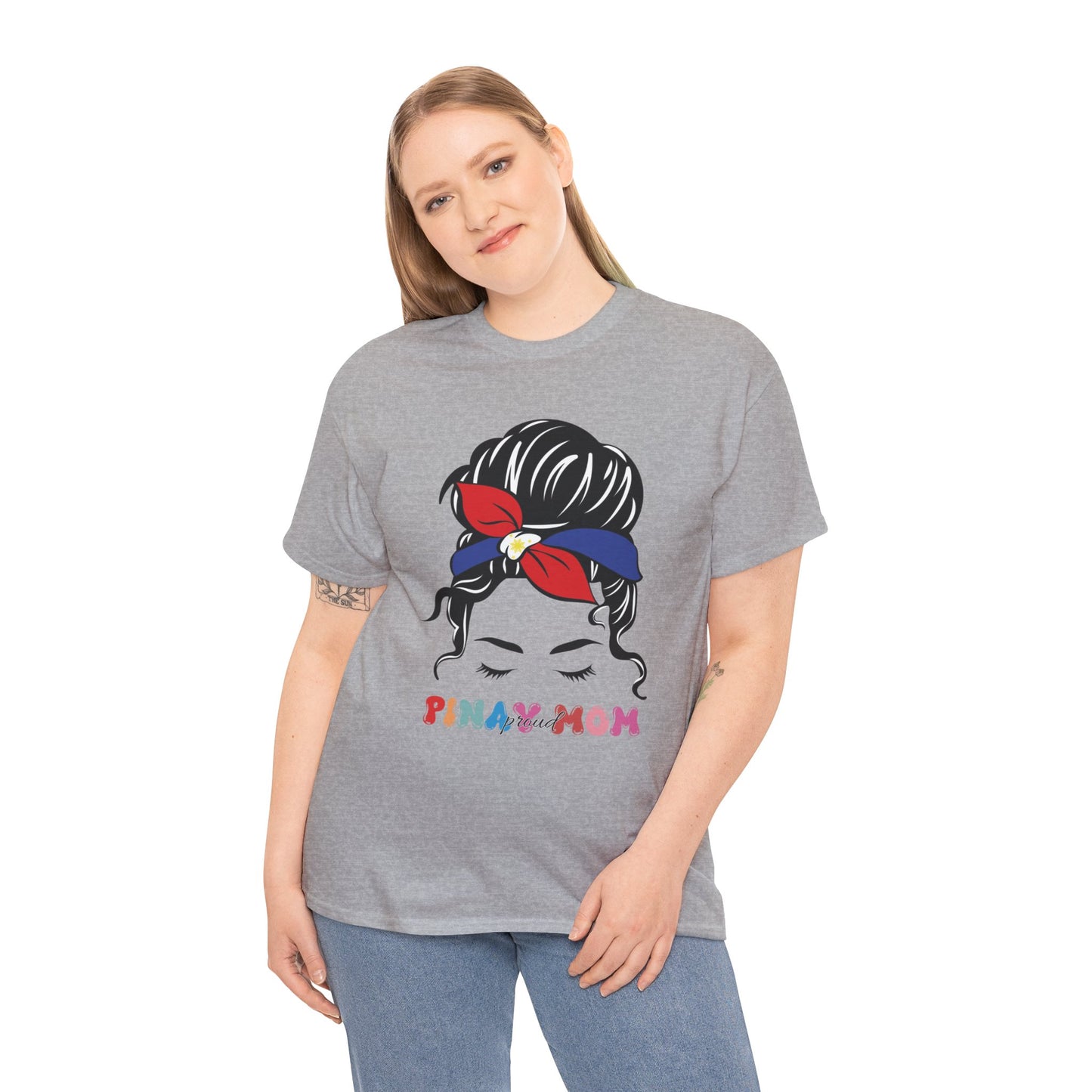 Proud Pinay Mom (Gildan · 5000) Unisex Heavy Cotton Tee