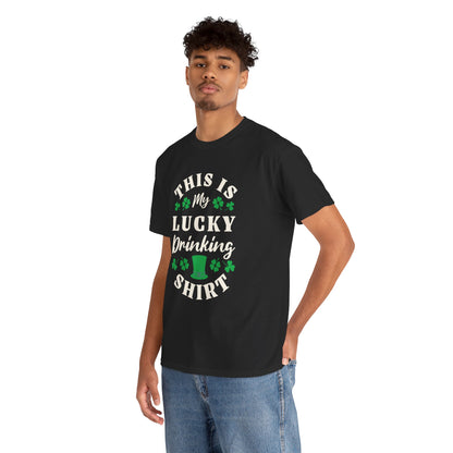 This is my lucky drinking shirt (Gildan · 5000) Unisex Heavy Cotton Tee