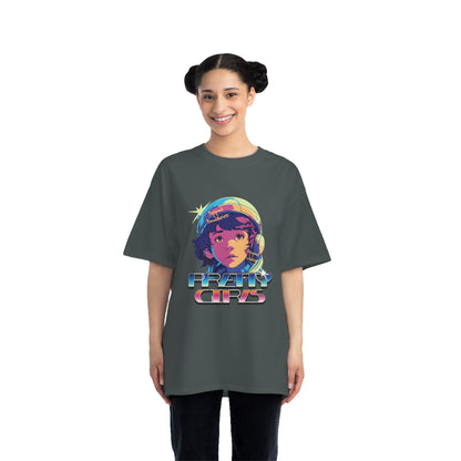 Animated Pretty Girls in Space Adults Beefy-T® Short-Sleeve T-Shirt