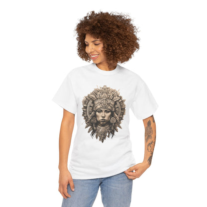 Aztec Woman 1 (Gildan · 5000) Unisex Heavy Cotton Tee