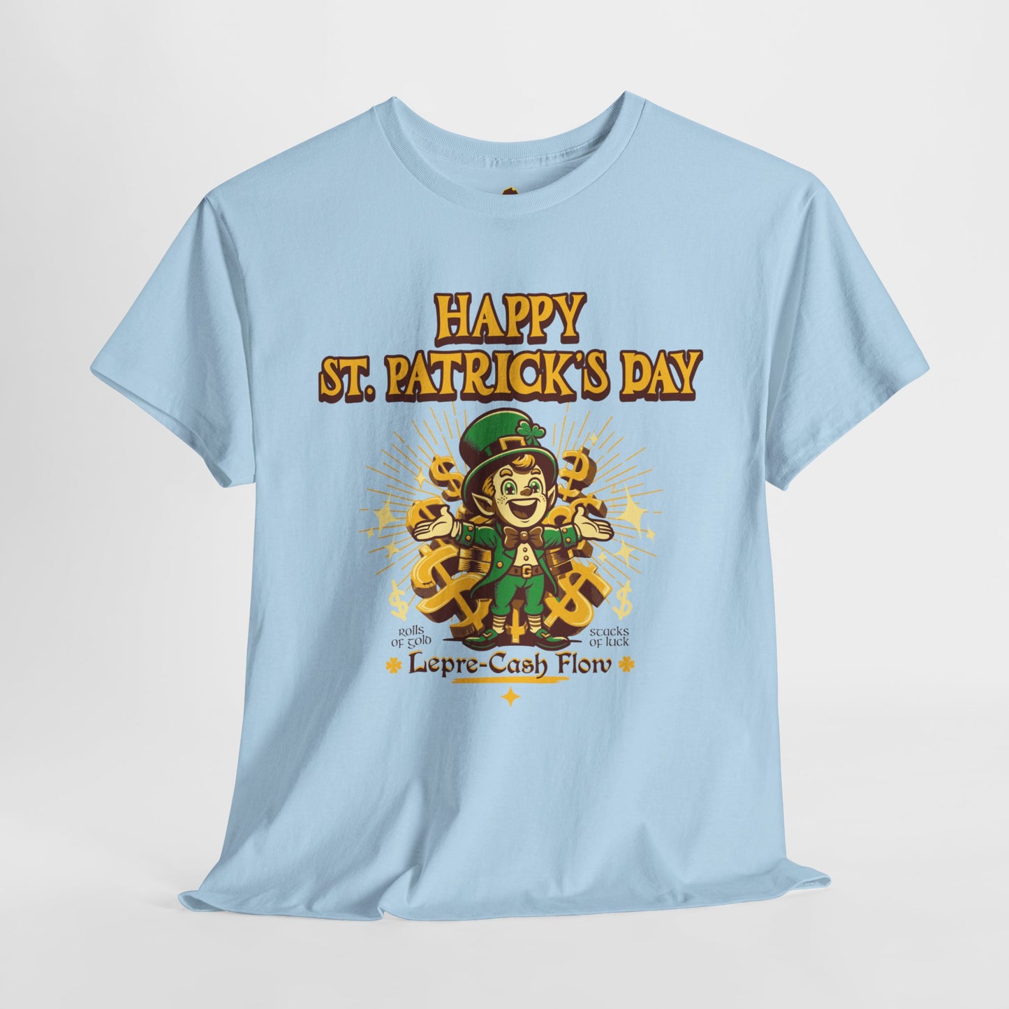 Happy St. Patrick's Day (Gildan · 5000) Unisex Heavy Cotton Tee