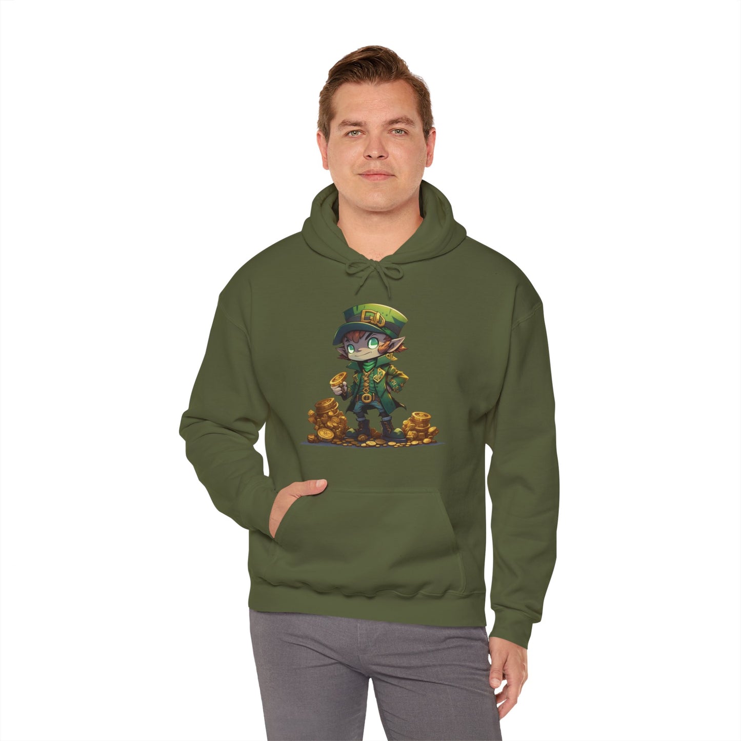 St. Patrick's Day 1 for Adults Unisex Heavy Blend™ Hooded Sweatshirt