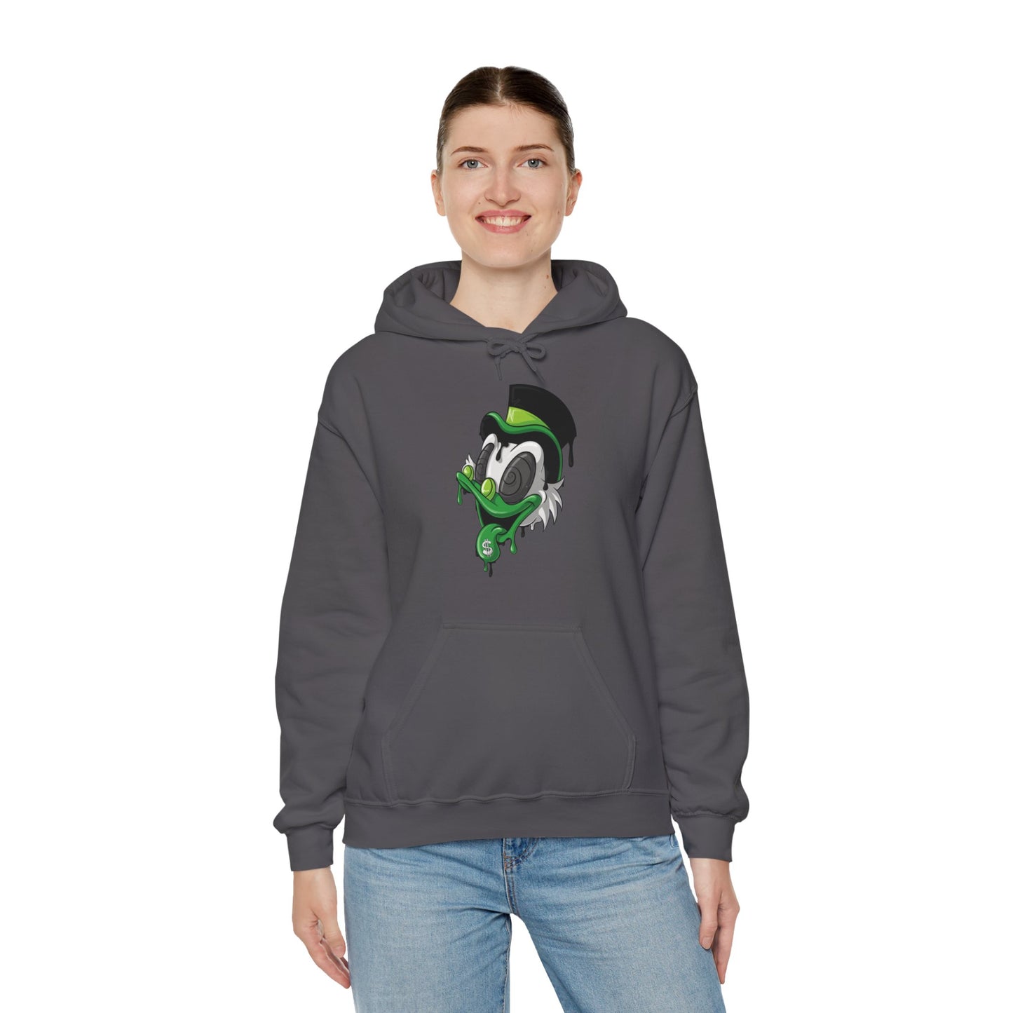 Money Duck for Adults Unisex Heavy Blend™ Hooded Sweatshirt