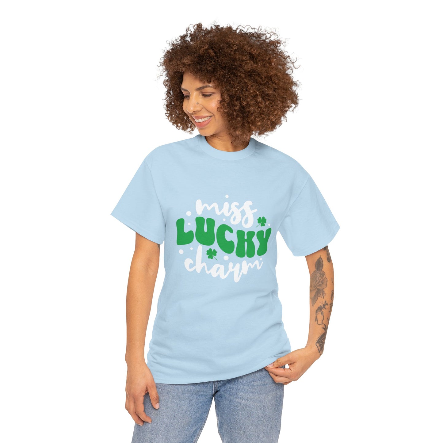 Miss Lucky Charm (Gildan · 5000) Unisex Heavy Cotton Tee