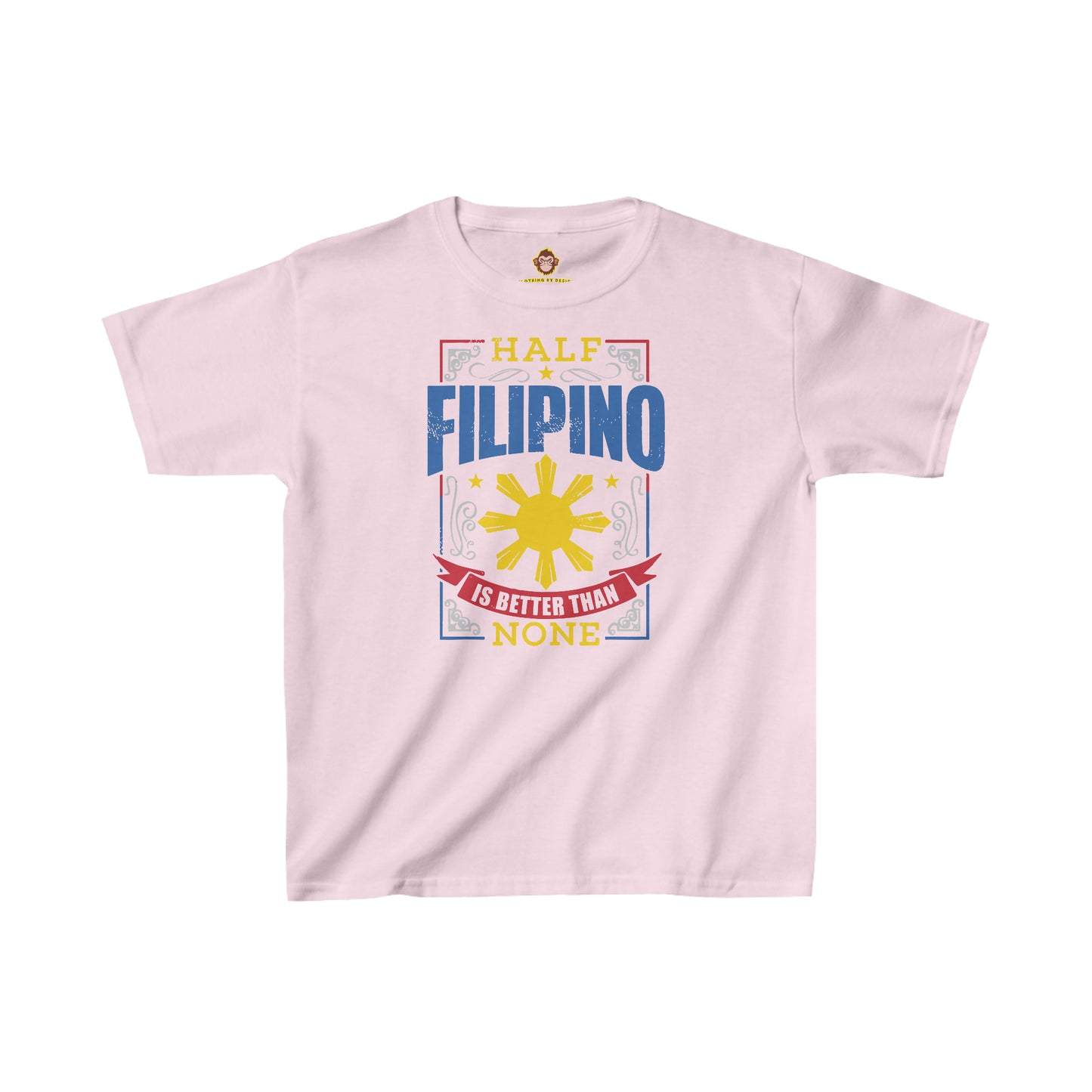 Half Filipino is better than none for Kids (Gildan · 5000B) Heavy Cotton™ Tee