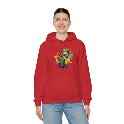 A Colorful Animated Skelly for Adults 1 Unisex Heavy Blend™ Hooded Sweatshirt