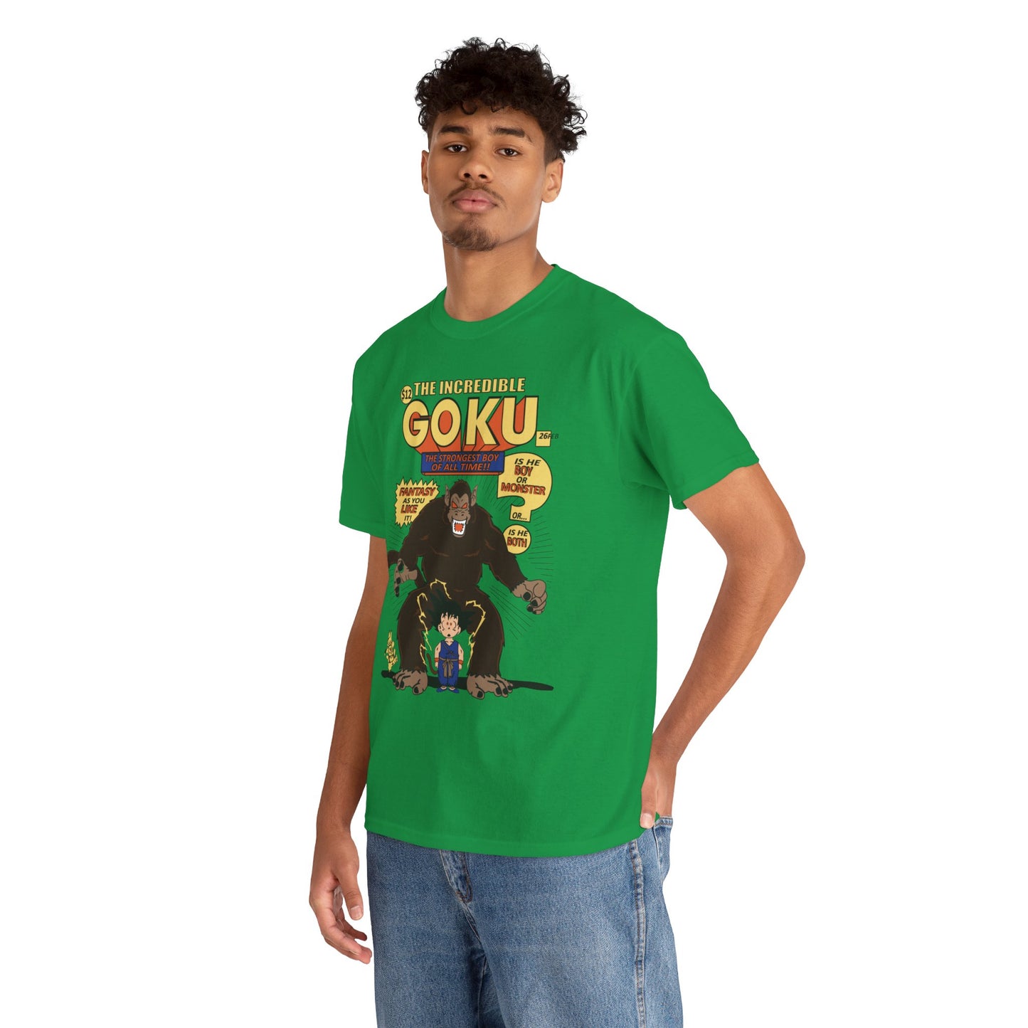 Goku Comic (Gildan · 5000) Unisex Heavy Cotton Tee