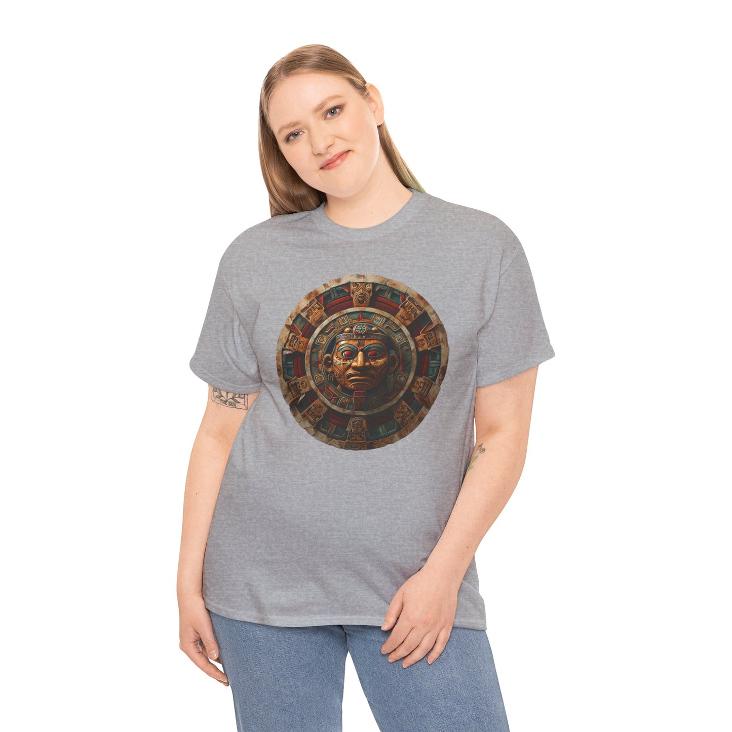 Mayan Calendar 1 (Gildan · 5000) Unisex Heavy Cotton Tee