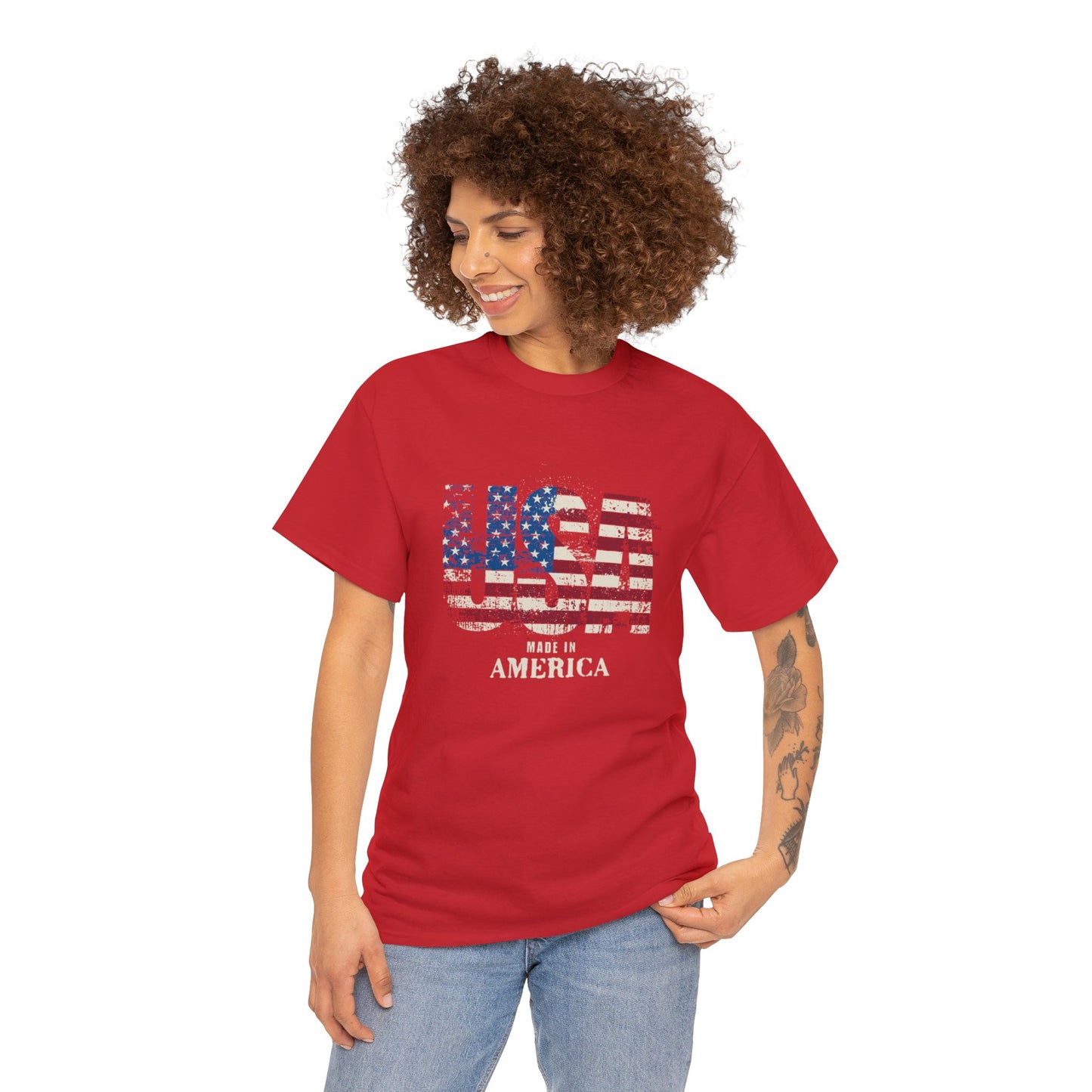 Made in the USA for Adults (Gildan · 5000) Unisex Heavy Cotton Tee