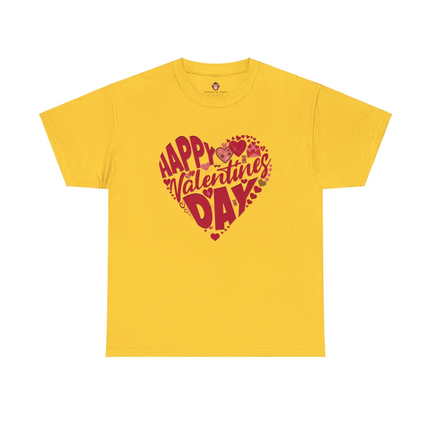 Happy Valentin's Day (Gildan · 5000) Unisex Heavy Cotton Tee