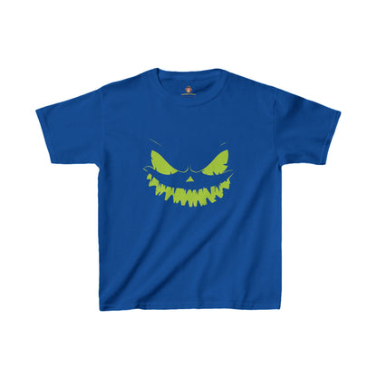 Youth Halloween Tee with Spooky Jack O' Lantern Design