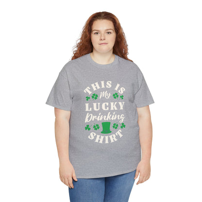 This is my lucky drinking shirt (Gildan · 5000) Unisex Heavy Cotton Tee