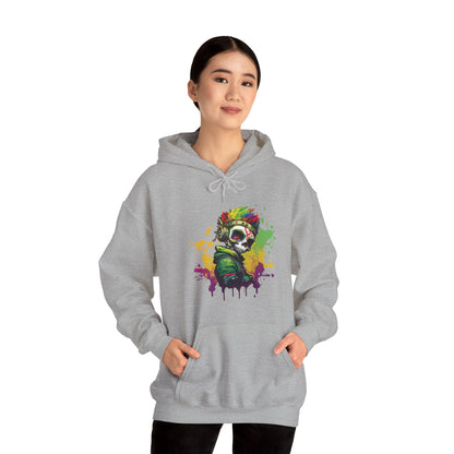 A Colorful Animated Skelly for Adults 1 Unisex Heavy Blend™ Hooded Sweatshirt