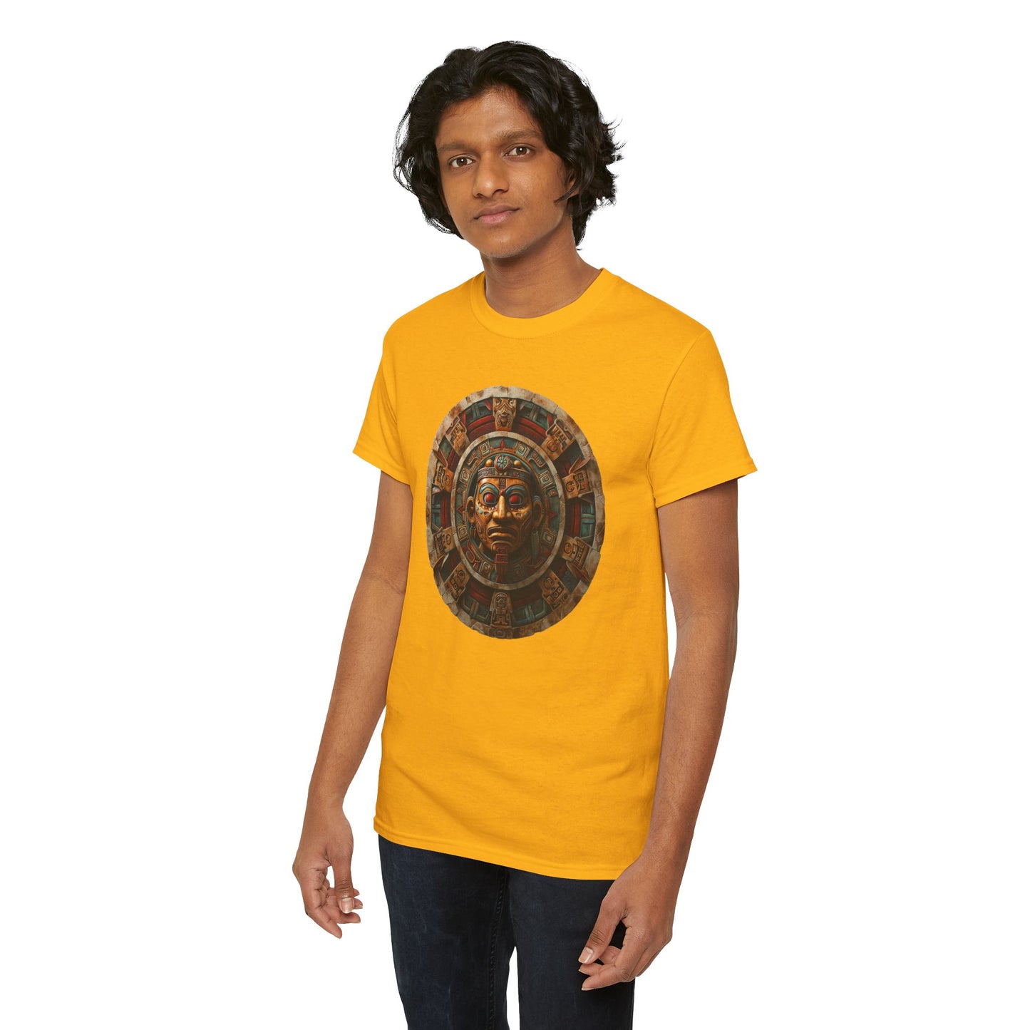 Mayan Calendar 1 (Gildan · 5000) Unisex Heavy Cotton Tee