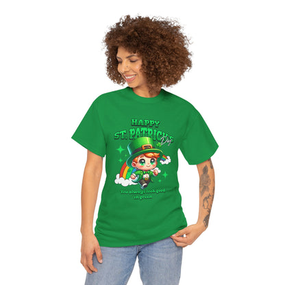 You always look good in green (Gildan · 5000) Unisex Heavy Cotton Tee