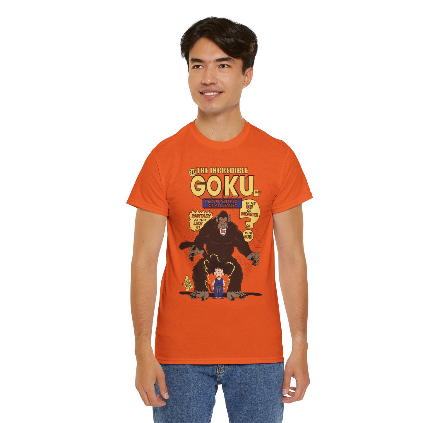 Goku Comic (Gildan · 5000) Unisex Heavy Cotton Tee