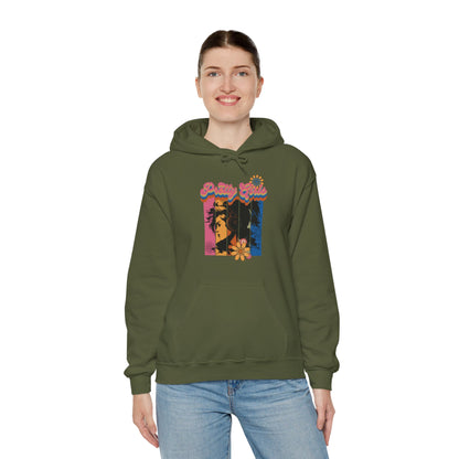 Colorful Floral Pretty Girls for Adults Unisex Heavy Blend™ Hooded Sweatshirt