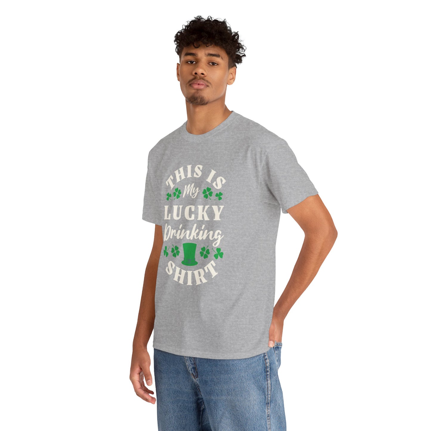 This is my lucky drinking shirt (Gildan · 5000) Unisex Heavy Cotton Tee